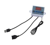 Cavo di controllo della temperatura USB 5V Termostato digitale per ventola di raffreddamento e ventilatori con intervalli regolabili 50 ~ 110 ℃ sonda di temperatura USB