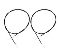 Cavo di controllo dell'acceleratore per la maggior parte dei tosaerba da 1600 mm esterno e 1680 mm interno confezione di due cavi