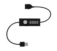 Cavo di controllo di commutazione del temporizzatore USB regolabile Spegnimento automatico da 5 minuti a 24 ore 55 minuti per ventilatore USB e lampada commutazione timer USB regolabile