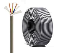 Cavo Di Controllo Flessibile Multipolare TRVV A 3 Conduttori, Conduttore In Rame Puro Privo Di Ossigeno, Cavo For Catene Di Serbatoi Di Macchine Utensili, Tensione Nominale 300/500 V(320ft,3c-2.5mm2)