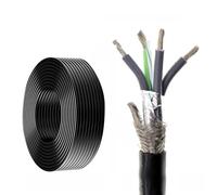 Cavo Di Controllo In Rame Puro RVVP Da 25-100 Piedi, Prolunga Del Segnale, PVC, Multiconduttore Schermato For Uso Elettronico, For videocitofono/allarme Antifurto (300 V, 80 ℃)(25ft,0.2mm2-3C)