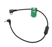 Cavo di controllo Record HangTon per DJI RS2/3/4 Pro, Focus Pro Grip per Sony CineAlta B FX9 FX6, Canon C80, BMD URSA Mini Pro, Panasonic EVA1 BGH1, Z CAM Camera, da USB-C a LANC 2,5 mm, 30 cm