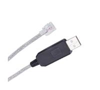 Cavo di controllo seriale RS232 Fit For telescopio Cavo adattatore convertitore da USB a RJ9 4P4C Fit For zeq25 ieq45 smarteq pro ieq30 (Size : 1M, Color : Silver)