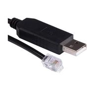Cavo di controllo seriale RS232 Fit For telescopio Cavo adattatore convertitore da USB a RJ9 4P4C Fit For zeq25 ieq45 smarteq pro ieq30 (Size : 1.8m, Color : Svart)