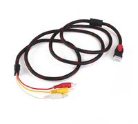 Cavo di conversione componente audio video maschio da 1,5 m da 5 piedi a 3 per