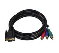 Cavo di conversione da VGA a 3RCA da 1,5 m Cavo di conversione per componenti audio-video Cavo adattatore per computer PC per HDTV PC DVD Laptop Conveniente e sostenibileDurabilità e prat