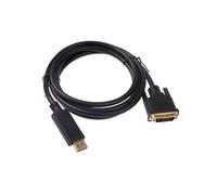 Cavo di conversione del monitor Hannord DisplayPort DP a DVI Adattatore Cavo di collegamento Linea di conversione 1,8 M FHD for PC desktop portatile TV monitor proiettore Display Linea di conversione