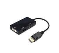 Cavo di conversione monitor 3 in 1 Displayport DP a HDMI-compatibile DVI VGA adattatore 1080P for proiettore TV laptop PC Display Port convertitore connettore cavo linea di conversione display