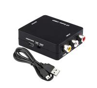 Cavo di conversione monitor HD 1080P RCA AV a HDMI convertitore adattatore video audio for VCR DVD a TV con cavo USB Mini AV a HDMI RCA composito CVBS linea di conversione display(AV TO HDMI)