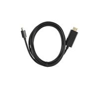 Cavo di conversione monitor PzzPss 1080P Mini Displayport a HDMI Cavo adattatore Mini DisplayPort Thunderbolt 2 HD da 1,8 m for MacBook Air Linea di conversione display Mini DP a HDMI(White)