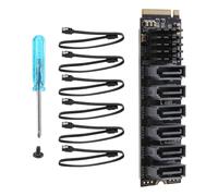 Cavo Di Espansione PCIE A 6Gbps X 6 Porte M2 MKEY Scheda Riser PCIE M2