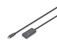 Cavo di estensione attivo, USB 3.0 5Gbps, USB-C - USB-A, 5m