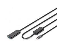 Cavo di estensione attivo, USB 3.2 5Gbps, USB-C - USB-A, 10m