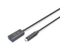 Cavo di estensione attivo, USB 3.2 Gen2, 10Gbps, USB-C - USB-A, 5m