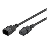 Cavo di estensione Goobay 2 m IEC C14 a IEC C13 nero