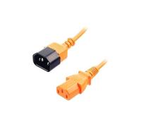 Cavo Di Estensione IEC 2M IEC C14 A IEC C13 Arancione - 30475