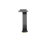 Cavo di Estensione K28SF-BK PCIe 5.0 X4 A X8 PCI-e 4X Riser Flessibile Ad Alta Velocità 15 cm per Espansione del Case del Server PC