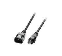 Cavo Di Estensione LINDY - 2 M - Per Notebook - IEC 60320 C14 / C5 Cloverleaf