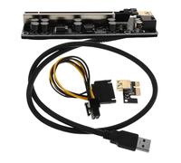 Cavo di Estensione Pcie per Scheda Grafica, Ver009s V010 Plus, Rame | Installazione Semplice Trasmissione ad Alta Velocità Connessione Stabile Applicazione Versatile per Componenti Interni