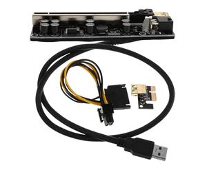 Cavo di Estensione Pcie per Scheda Grafica, Ver009s V010 Plus, Rame | Installazione Semplice Trasmissione ad Alta Velocità Connessione Stabile Applicazione Versatile per Componenti Interni