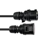Cavo di Estensione Professionale PSSO CEE 16A 5x2.5 10m Black Edition per Eventi
