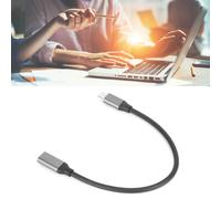 Cavo di estensione USB-C 4K HD da 0,25 m, 60 W 3 A, Argento