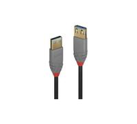 Cavo Di Estensione USB LINDY Anthra Linea 3 M - Schermato - Nero 36763