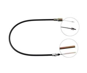 Cavo Di Frenata Con Supporto A Perno Di 970 Mm Ø 18 Mm A.B.S.