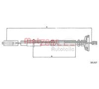 Cavo Di Frizione Compatibile Con VW Scirocco | 10.317