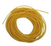 Cavo di gomma da pesca Corda di legatura for la pesca Diametro 2-4 mm, linea elastica in gomma gialla for catturare pesci, corda tonda 1 pz(3.5mmx10m)