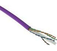 Cavo di installazione solido ACT Cat 6 F/UTP LSZH CPR euroclass ECA 24 AWG viola 305 metri C6 F/UTP SOLID LSZH ECA V 305M (FS60