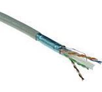 Cavo di installazione solido ACT Cat 6 F/UTP PVC CPR euroclass ECA 24 AWG grigio500 metri C6A F/UTP SOLID PVC ECA 500M (FS6105)
