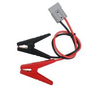 Cavo di interconnessione doppio per batteria da 50 A 10 AWG con clip a coccodrillo per applicazioni da 12 V 24 V CC, incluso supporto Jump Start