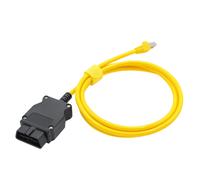 Cavo di interfaccia Ethernet-OBD, cavo OBD2RJ45 con connettore RJ45 schermato e connettore OBD flessibile, codifica ENET per la codifica diagnostica