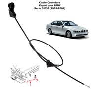 Maniglia Cavo Sblocco Cofano Per BMW Serie 5 E39 525 Tds 528i 530d 530i