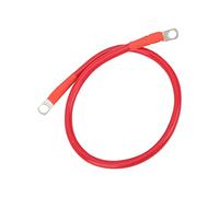 Cavo di Messa A Terra, Cavo di Messa A Terra Cavo di Messa A Terra Elevata tenacità 23,6 Pollici 4 AWG 25 mm² 150 A per Supporto Inverter Batteria (Un rosso))