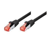 Cavo di patch S-S-S-S-S-S-STP (PIMF), Cat 6, Black, 1,0 M Cavo patch con protezione da nodo particolarmente stretta (71501S)
