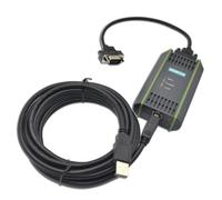 Cavo di programmazione compatibile con PLC Siemens S7-200 300 400, cavo adattatore USB da 2,5 m con anello magnetico per la comunicazione.