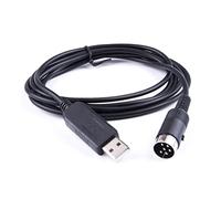 Cavo di Programmazione USB Compatibile con TS-450S TS690 TS 790 ID-150 Cavo Adattatore convertitore seriale USB a 6P DIN RS232 da 6 Piedi