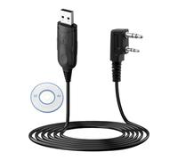 Cavo di Programmazione USB per Baofeng UV-5R / UV-3R+ / UV-3R Plus/UV-89, Programming Cable 2 Pin per Walkie Talkie BF-888S / 5R EX / 5RX3 / GA-2S, Quansheng, Cavi Programmazione USB con Driver CD