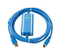 Cavo di programmazione USB-SC09-FX con chip di isolamento FTDI for PLC serie FX1N/FX2N/FX1S/FX3U (Color : CH340 Chip ISO, Size : 3m)