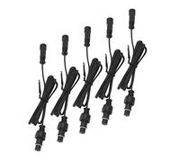 Cavo di Prolunga 1M 3,3 Piedi 2 Pin, 5 Cavi di Prolunga a 2 Pin per Luci da Terrazza RGBW, Cavo di Prolunga Impermeabile IP67 per Auto, Camion, Barca, Strisce Luminose a LED per