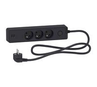Cavo di prolunga 3 prese con 2x USB, 1,5m connettore ST933U1B