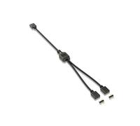 Cavo di Prolunga 5V un 3 Pin per Scheda Madre del Computer Prolunga di Collegamento Cavo Hub 1 Punto 2 Splitter ARGB, Nero