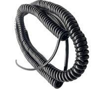 Cavo di prolunga a spirale 2 anime 0,2 mm² rame puro allungabile 1,25-3,75 metri(Stretch 1.25 Meters)