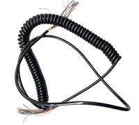 Cavo di prolunga a spirale, Cavo elettrico estensibile 24 anime a spirale quadrato da 0,25 mm for volantino a molla schermato di collegamento for macchine utensili Bobina retrattile(Stretch 8 meter)