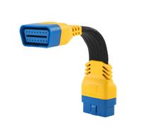 Cavo Di Prolunga Adattatore OBD2 Auto 16 Pin da Maschio a Femmina in Nylon 20 Cm