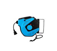 Cavo di prolunga alimentazione piatto fabbrica con bobina cavo retrattile mini a molla(Blauw)