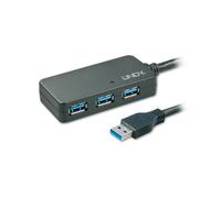 Cavo di prolunga attiva USB 3.0 - Pro - 10m - Hub 4 porte - Nero - Collega fino a 4 dispositivi