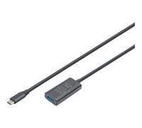 DIGITUS - Digitus Cavo Di Prolunga Attivo Usb 3.2 Gen1 5g Usb-c - Usb-a 5 M (usb-c/usb-a 5g Extens Cable 5m - 5g Usb 3.2 Gen1)